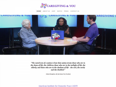 www.caregivingandyou.info snapshot