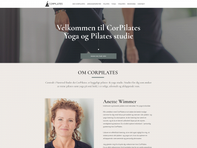 corpilates.dk snapshot