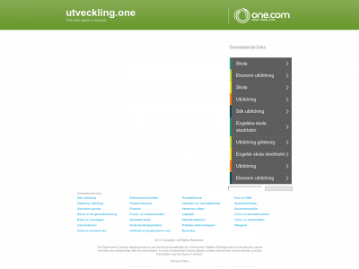 utveckling.one snapshot