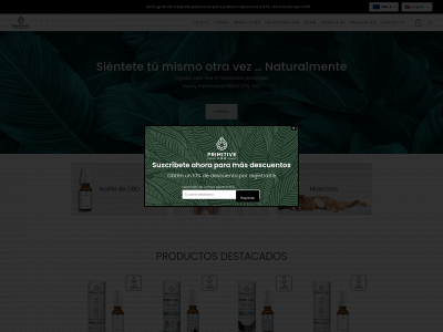 primitive-cbd.es snapshot