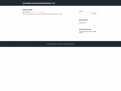 completecontractingllc.com snapshot