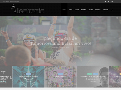 allectronicmusic.com snapshot