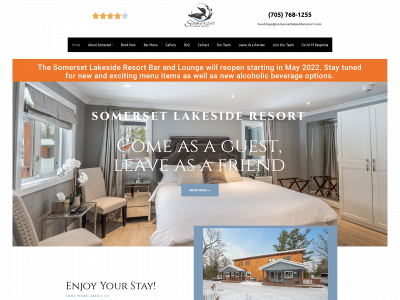 somersetlakesideresort.ca snapshot