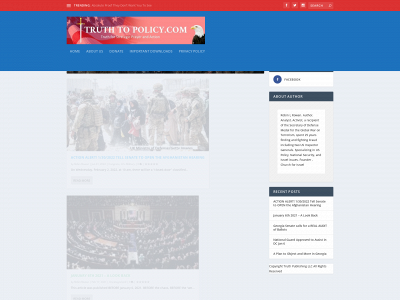 truthtopolicy.com snapshot
