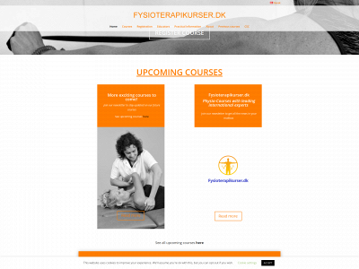 fysioterapikurser.dk snapshot
