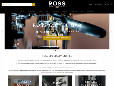 rosscoffee.be snapshot