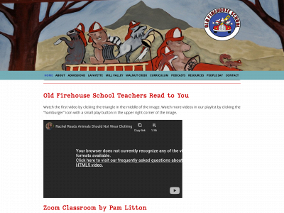 oldfirehouseschool.com snapshot
