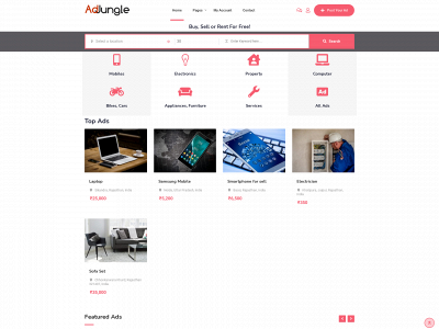 adjungle.in snapshot