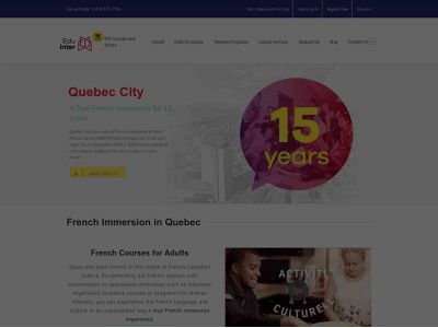 learningfrenchinquebec.com snapshot