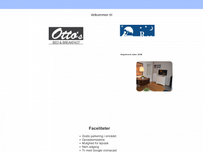 ottos-bed-and-breakfast.dk snapshot