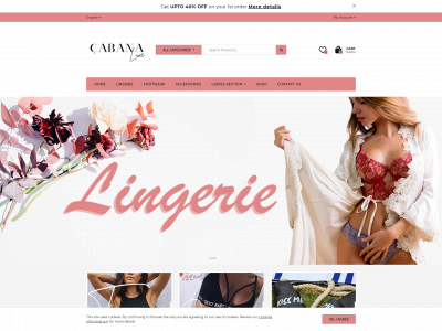 cabanaluxe.com snapshot