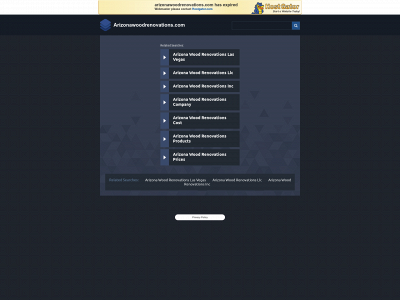 arizonawoodrenovations.com snapshot