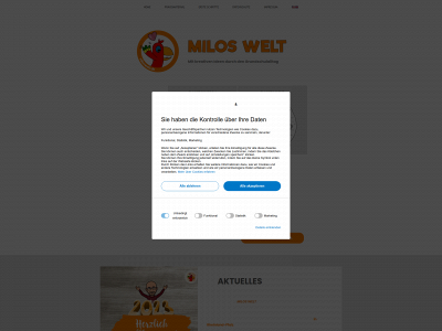 miloswelt.de snapshot
