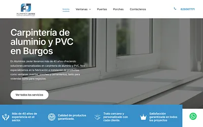 aluminiosjavier.es snapshot