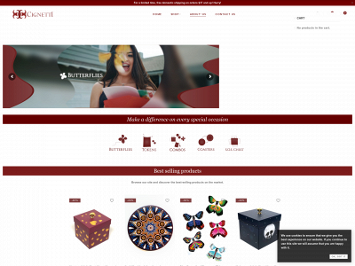 simplycignetti.com snapshot