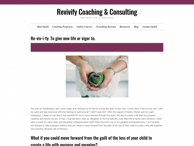 revivifycoaching.com snapshot