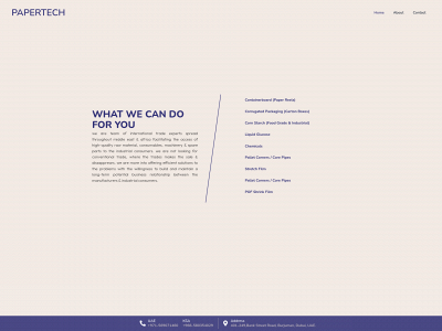 papertech.biz snapshot
