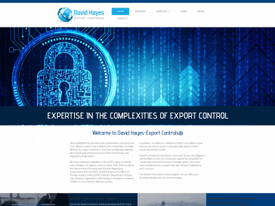 davidhayes-exportcontrols.com snapshot