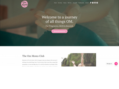 theommomsclub.com snapshot