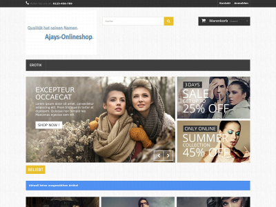 ajays-onlineshop.com snapshot
