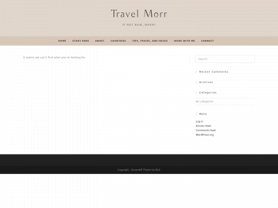 travelmorr.com snapshot
