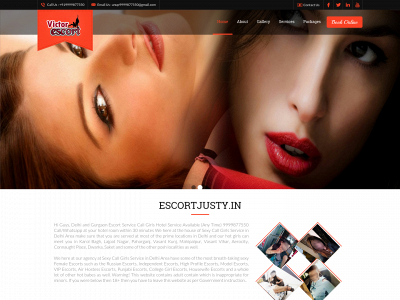 www.escortjusty.in snapshot