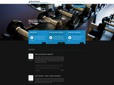 blacklerpersonaltraining.co.uk snapshot