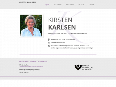 kirstenkarlsen.dk snapshot