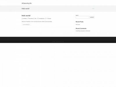 aosecurity.info snapshot