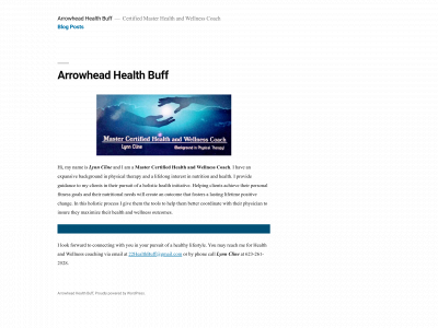 arrowheadhealthbuff.com snapshot