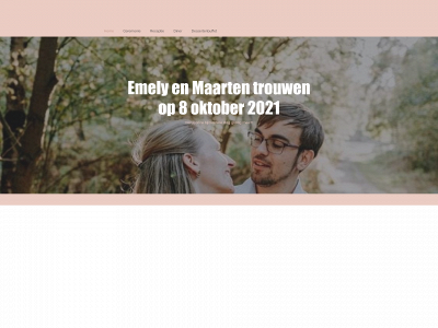 emelyenmaartentrouwen.be snapshot