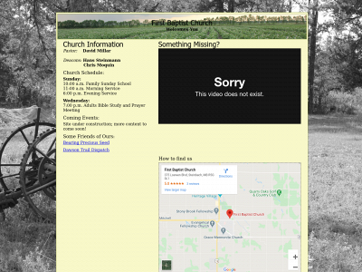 steinbachbaptist.com snapshot
