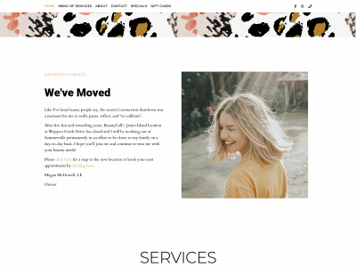 beautycallcharleston.com snapshot
