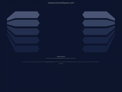 newecnomicsofspace.com snapshot