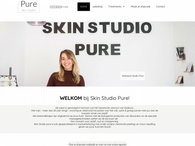 skinstudiopure.nl snapshot