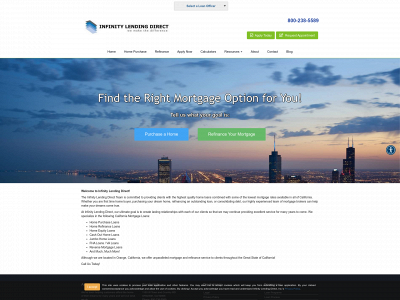 www.infinitylendingdirect.com snapshot