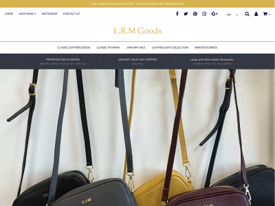 www.lrmgoods.co.uk snapshot