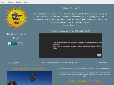 freedomsolarsd.com snapshot