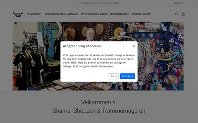 trommemageren.dk snapshot