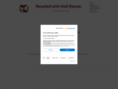 recycledlovedogrescue.org snapshot
