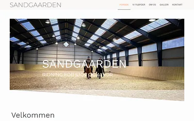 sandgaarden-ridning.dk snapshot