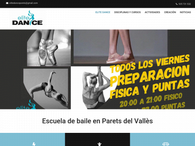 www.elitedance.es snapshot