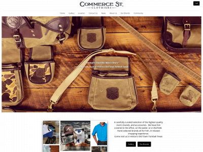 www.commercestreetclothiers.com snapshot