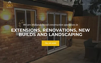 dandddevelopments.uk snapshot
