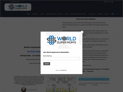 worldsupermoms.com snapshot