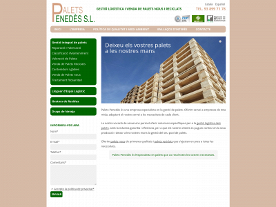 www.paletspenedes.com snapshot
