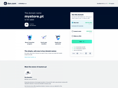 mystore.pt snapshot