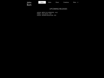 johnbark.se snapshot