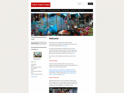 teachindiaproject.org snapshot