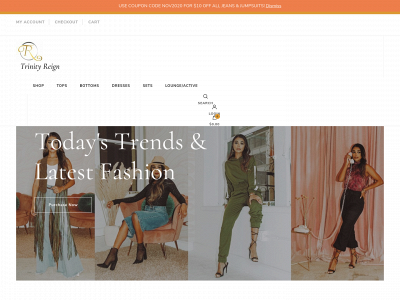 trinityreignclothing.com snapshot